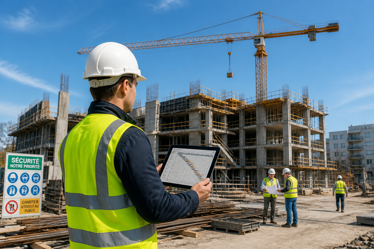 Pilote indispensable du chantier
