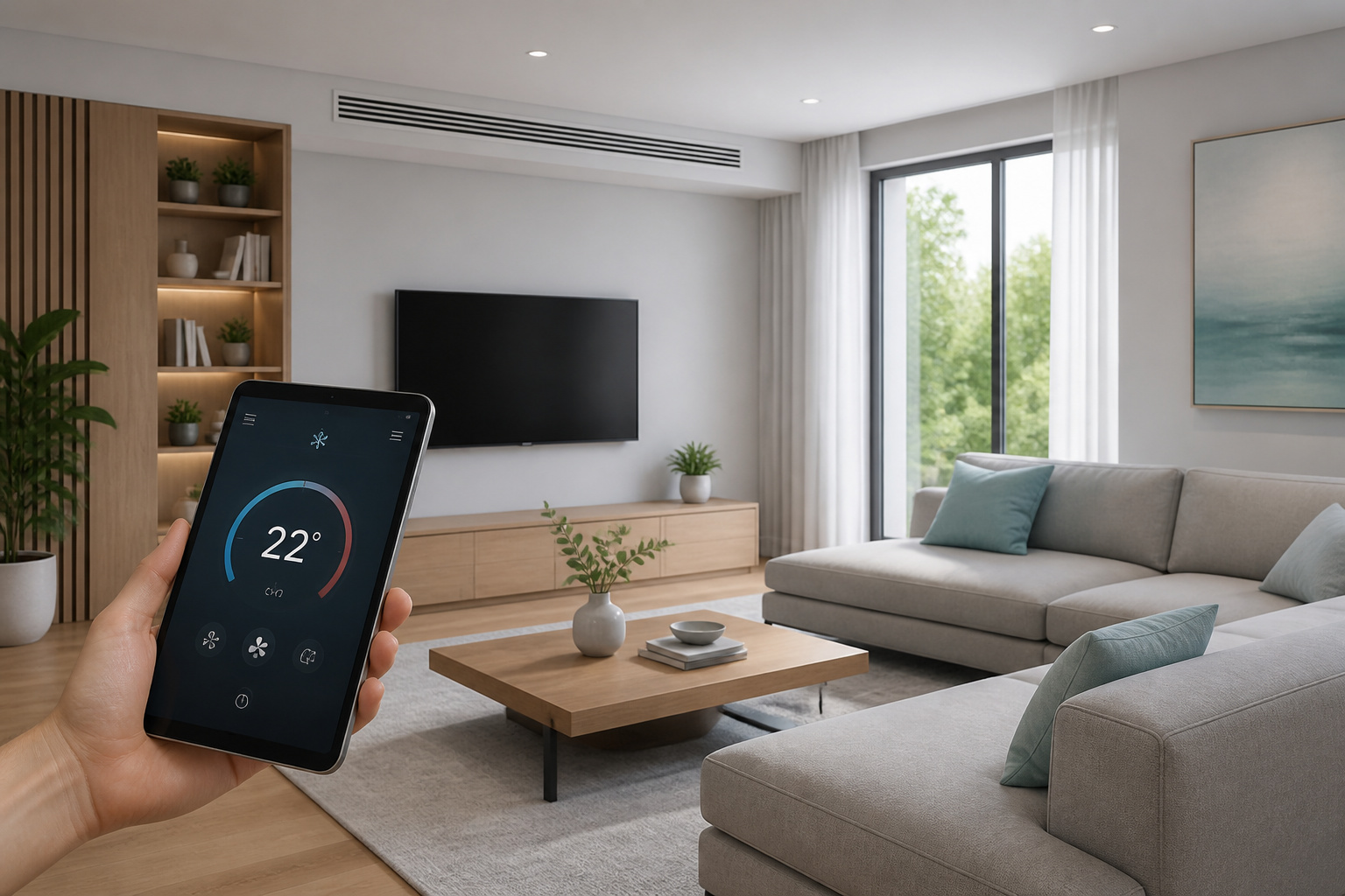 Confort intelligent controle de la temperature interieure